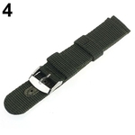 Moda Outdoor 18 / 20mm Nylon Pulseira De Relógio Banda Substituição Buckle Strap