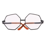 Moda Preto Quadro Hexágono óculos óculos De Sol óculos De Proteção Para 1/6 Blythe Bonecas