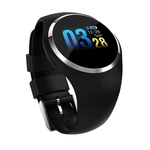 Moda rel¨®gio inteligente HR Monitor de lembrete Smartwatch