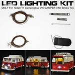 (Modelo não incluído) Atualizado Kit de luz LED para 10220 Camper Van Lighting Tijolos Campingbus VW T1