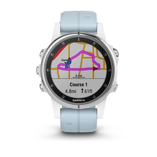 Monitor Cardíaco de Pulso com Gps Garmin Fenix 5S Plus Azul