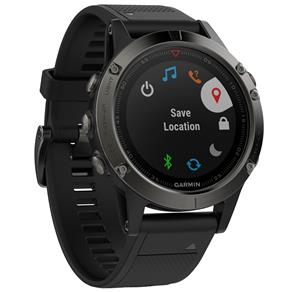 Monitor Cardíaco Garmin com GPS de Pulso Fenix 5 Sapphire – Preto