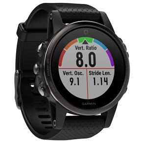 Monitor Cardíaco Garmin com GPS de Pulso Fenix 5S – Preto