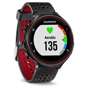 Monitor Cardíaco Garmin Forerunner 235 Preto e Vermelho com Medição de Frequência Cardíaca no Pulso