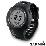 Monitor Cardíaco Garmin Runner Preto com Display de 52x30 Pixels, GPS Tecnologia HotFix, Resistente a Água - 210M.