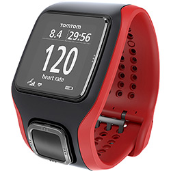 Monitor Cardíaco TomTom MultiSport Cardio com GPS Vermelho/Preto