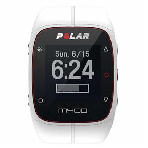 Monitor de Frequência Cardíaca Polar M400 com Bluetooth, GPS e Cinta - Branco