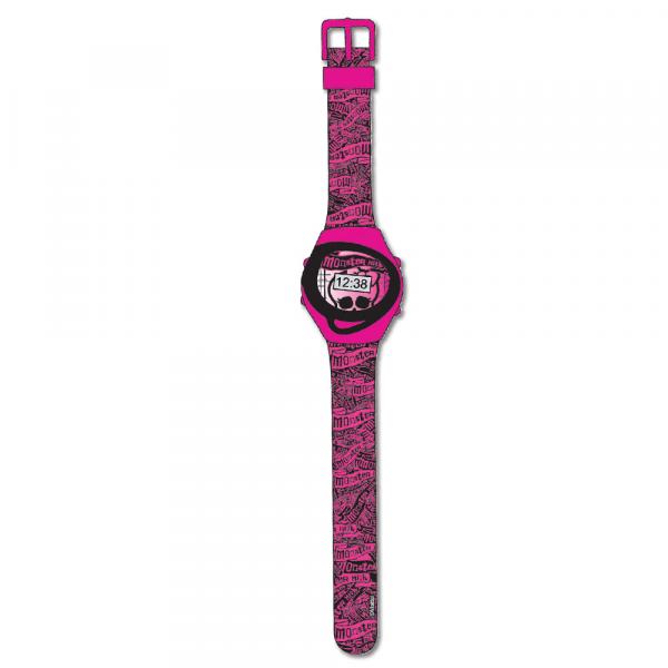 Monster High Relógio Digital Esportivo Rosa - Fun Divirta-Se - Monster High