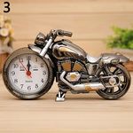 Motocicleta Criativa Forma Relógio de Quartzo Relógio Alarm Time Keeper Desktop Decor