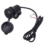 Motocicleta Mobile Phone Carregador 12v USB Único impermeável com Carregador Comutador