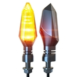 REM Motorcycle LED acende as luzes do sinal Âmbar Lamp Left Right Sinais Indicadores Blinkers Highlight Glow plug