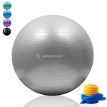 Mounchain ioga bola superfície antiderrapante Anti-Explosão esfera do exercício para casa, escritório, Equilíbrio, Yoga, Fitness