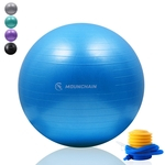 Mounchain ioga bola superfície antiderrapante Anti-Explosão esfera do exercício para casa, escritório, Equilíbrio, Yoga, Fitness