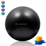 Mounchain ioga bola superfície antiderrapante Anti-Explosão esfera do exercício para casa, escritório, Equilíbrio, Yoga, Fitness