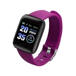 BLU Inteligente Pulseira Cardíaca Pressão Arterial tela 1.3Inhes colorida Esportes 116plus pedômetro Assista Fitbit and accessories