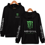 Unissex dos desenhos animados 3D Impressão Digital Zipper Hoodies Em destaque