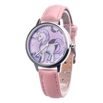 Woman Girls Cartoon Quartz Watch Adjustable Leather Bracelet Animal Wristwatches Gifts for Children
