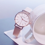 Assistir Mulheres à moda do estilo simples relógio de quartzo na moda Relógio de pulso para estudantes Meninas