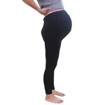 Mulheres ajustável quentes Thicken velo Stirrup Leggings Nona Calças para grávidas