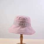 Mulheres Carta Padrão Fisherman Hat lazer ao ar livre Folding Sunblock Hat