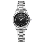 Mulheres Casual relógio de quartzo Stainless Steel Watchband Casal Moda relógio de pulso de Negócios