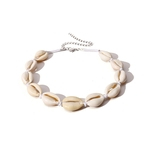 Mulheres Colar Gargantilha Shell Cadeia Rope Choker Boho Estilo Jóias