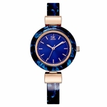 Amyove Lovely gift Mulheres Diamante Moda Simples Lazer Assista impermeável relógio da liga com caixa de correspondência