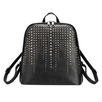 Mulheres do cl¨¢ssico Fashion Street Mochila Grande Capacidade Zip bolso Backpack