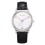 Mulheres Lady Quartz Strap rel¨®gio de pulso Casual Simples Moda Stylefd181