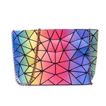 LOS Mulheres moda cool All-jogo Geometric Rombus Único Shoulder Bag Lostubaky