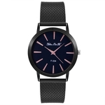 Mulheres moda de luxo Lazer Auger Silicone Strap inoxid¨¢vel rel¨®gio de quartzo A?o