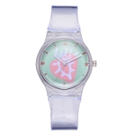 Mulheres Moda Rel¨®gios Casual Ladies Fruit Pattern Rel¨®gio de pulso pulseira de silicone Rel¨®gio