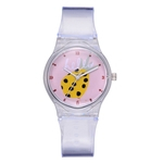 Mulheres Moda Rel¨®gios Casual Ladies Fruit Pattern Rel¨®gio de pulso pulseira de silicone Rel¨®gio