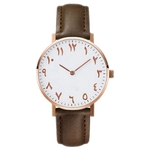 Mulheres Moda Rel¨®gios Ladies Casual Quartz Rel¨®gio de pulso Rel¨®gio de couro Strap