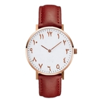 Mulheres Moda Rel¨®gios Ladies Casual Quartz Rel¨®gio de pulso Rel¨®gio de couro Strap