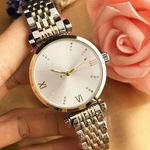 Mulheres Moda Rodada Dial de pulso de quartzo