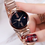                                     Mulheres Moda Simples Assista Quartz Chic Aço inoxidável  Ornamento relógio de pulso pulseira