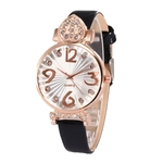 Mulheres Personalidade Selvagem rel¨®gio de quartzo Couro Strap Quartz Assista Sports Watch