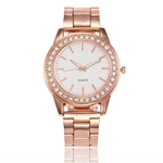 Mulheres Quartz Strap rel¨®gio de pulso Casual Simples estilo de decora??o presente ZB016