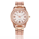 Mulheres Quartz Strap relógio de pulso Casual Simples estilo de decoração presente ZB015