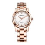 Assista Mulheres REBIRTH impermeável quartzo relógio com pulseira de aço inoxidável para Escritório de Negócios