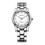Mulheres REBIRTH impermeável quartzo relógio com pulseira de aço inoxidável para Escritório de Negócios