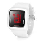 Women Waterproof Watch LED Digital Sports Watch Girls Silicone Square Wristwatch