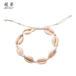 Mulheres Stylish Marinha Estilo Conch Pulseira Handwrist Decoração Shell Pulseira Todos Jogo