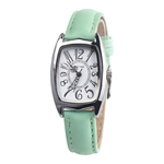 Mulheres Vintage Retângulo Dial Faux Leather Belt Analog Quartz Wrist Watch Gift