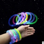 Multicolor Luminous Pulseiras Moda Criativa Glow Sticks Props partido