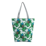 National Vento Printed Canvas Tote Casual Beach Bags Women Shopping Bag Bolsas