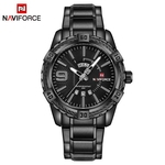 NAVIFORCE NF9117 Homens Moda Sports relógios dos homens Quartz Date Relógio Homem de aço inoxidável relógio de pulso Relogio Masculino