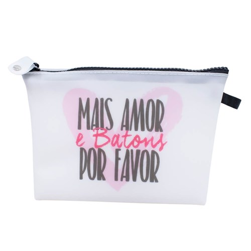 Necessaire Minas de Presentes Silicone Branco