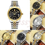 Negócios 1 dos homens de Luxo Pcs Nova moda relógios Calendário Casual Waterproof multifunções Automatic Aço Strap Watch oco mecânica impermeável Simples Relógios Fashion Classy Re